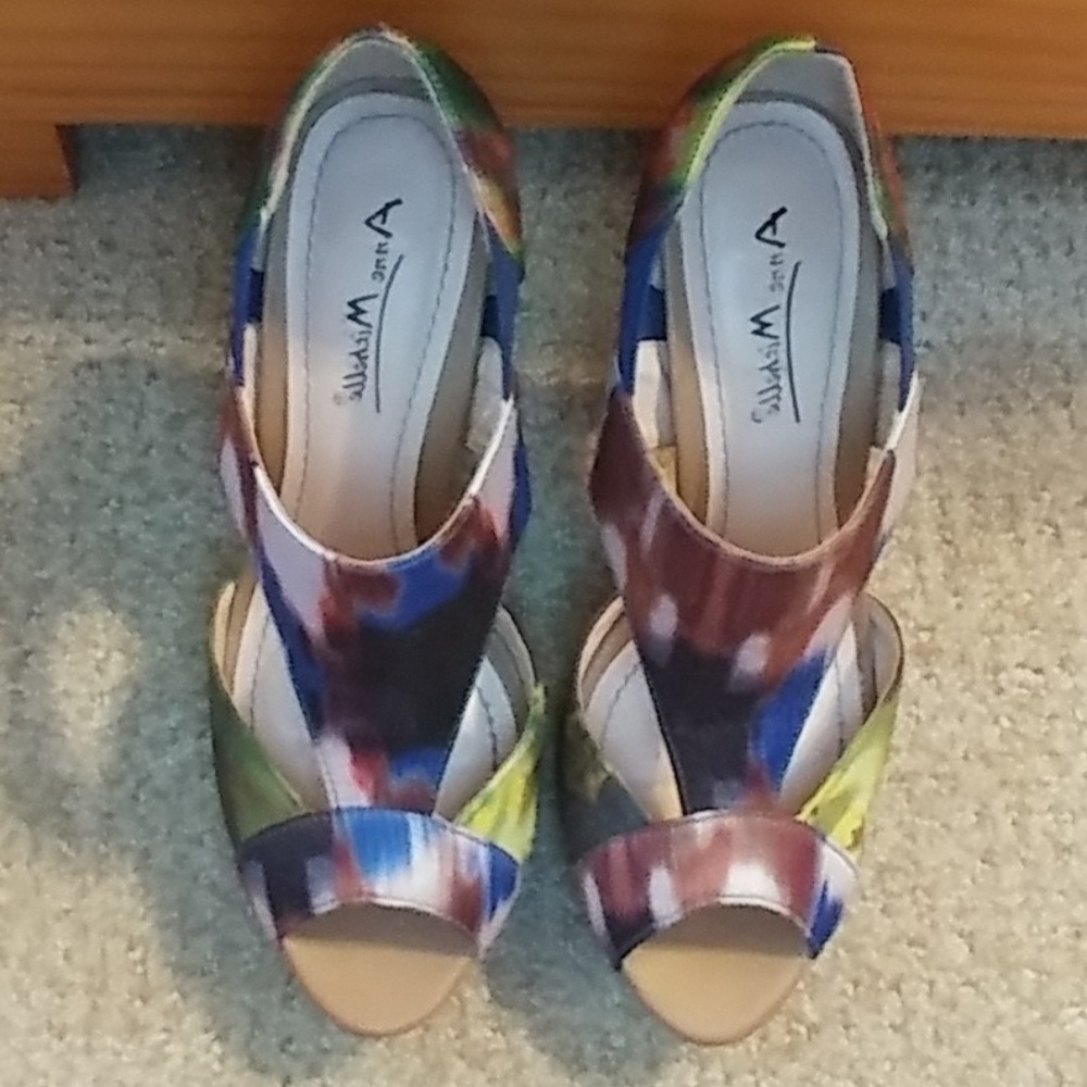 Anne Michelle - stiletto heel, platform, peep toe